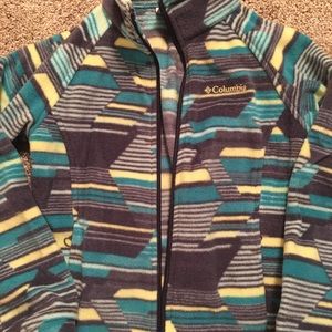 Girls Size 7-8 Columbia Fleece Jacket